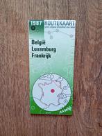 Routekaart 1987 - België-Luxemburg-Frankrijk, Ophalen of Verzenden, Gebruikt
