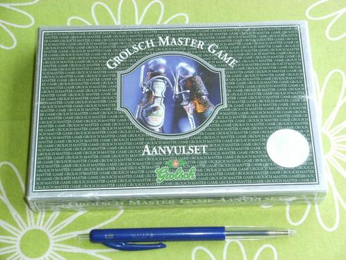 Nieuw in seal: Grolsch Master game aanvulset, Hobby en Vrije tijd, Gezelschapsspellen | Bordspellen, Nieuw, Een of twee spelers