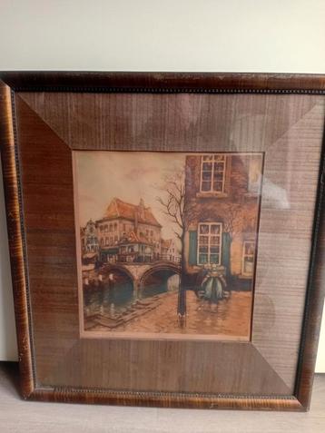 Prent van de Hoogbrug Mechelen beschikbaar voor biedingen