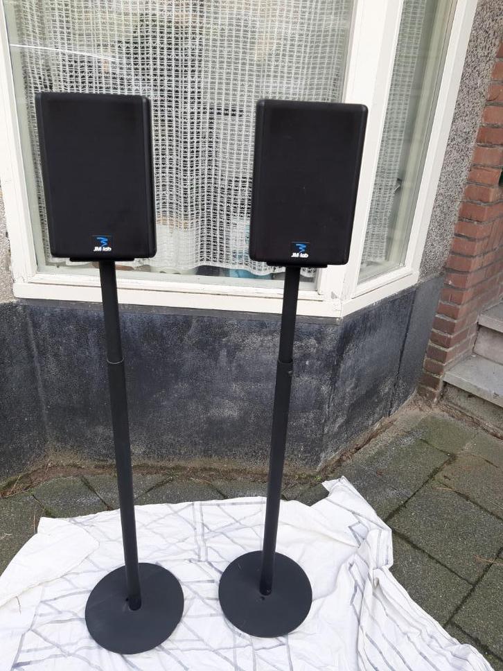 Tantal CC5 en Tantal 5 JM Lab, Vintage luidsprekers,, Audio, Tv en Foto, Luidsprekers, Gebruikt, Front, Rear of Stereo speakers