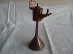 Snotneus olielamp rood koper, Antiek en Kunst, Ophalen of Verzenden, Koper