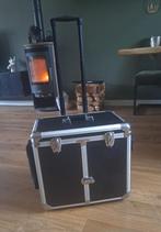 Pedicurekoffer  / kapperskoffer op wieltjes / Trolley, Ophalen, Zwart, Hardcase
