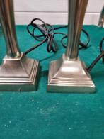 lampenvoeten zilverkkleurig 2 stuks, Ophalen of Verzenden, 'T Olde Gre-j, Info@toldegrej.nl, Endepoelstraat 20f Didam