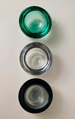 Iittala Finland glazen waxinelicht-houders Ballo (3), Overige materialen, Gebruikt, Finland, Ophalen of Verzenden