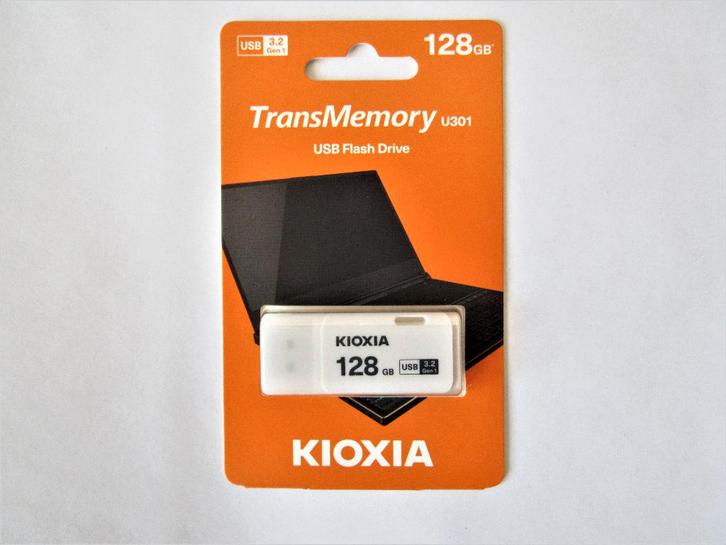 Kioxia (Toshiba) TransMemory USB 3.2 stick 128GB nieuw, Computers en Software, USB Sticks, Nieuw, 128 GB, Ophalen of Verzenden