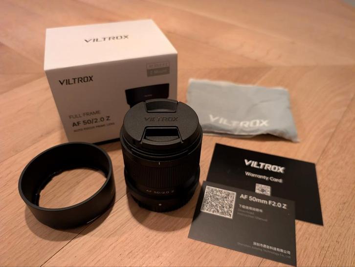 Viltrox AF 50mm F2.0 air Z-Mount Lens - dec 2025, Audio, Tv en Foto, Fotografie | Lenzen en Objectieven, Zo goed als nieuw, Ophalen of Verzenden