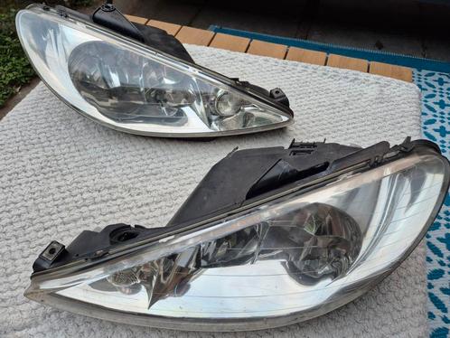 Peugeot 206 koplampen setprijs, Auto-onderdelen, Verlichting, Peugeot, Gebruikt, Ophalen of Verzenden
