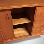 Prachtige teak fineren boekenkast uit Zweden, jaren '60, Mid- Century | Scandinavisch | Zweeds | Vintage, Gebruikt, 100 tot 150 cm