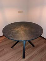 MARIEDAMM IKEA ronde eettafel zwart marble, Huis en Inrichting, Tafels | Eettafels, Verzenden, Rond, 100 tot 150 cm