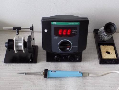 SEM 100DC PROF DIGITAAL SOLDEERSTATION 100W + WELLER BOUT, Hobby en Vrije tijd, Elektronica-componenten, Zo goed als nieuw, Ophalen of Verzenden