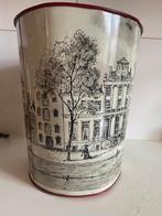 Antique tin bin/ bak/ afvalbak, Antiek en Kunst, Antiek | Woonaccessoires, Ophalen