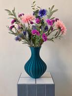 3D Geprinte Vaas, Huis en Inrichting, Woonaccessoires | Vazen, Kunststof, Gebruikt, Blauw, Ophalen of Verzenden