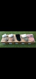 OOG pantoffels suede met schapenwol gevoerd, Ophalen of Verzenden, Nieuw, Overige kleuren, Pantoffels of Sloffen