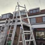 Te koop ladders 3x7, 3x8, 3x11 spots. Dirks ladder 3x8., Ophalen, Gebruikt, Opvouwbaar of Inschuifbaar, 4 meter of meer