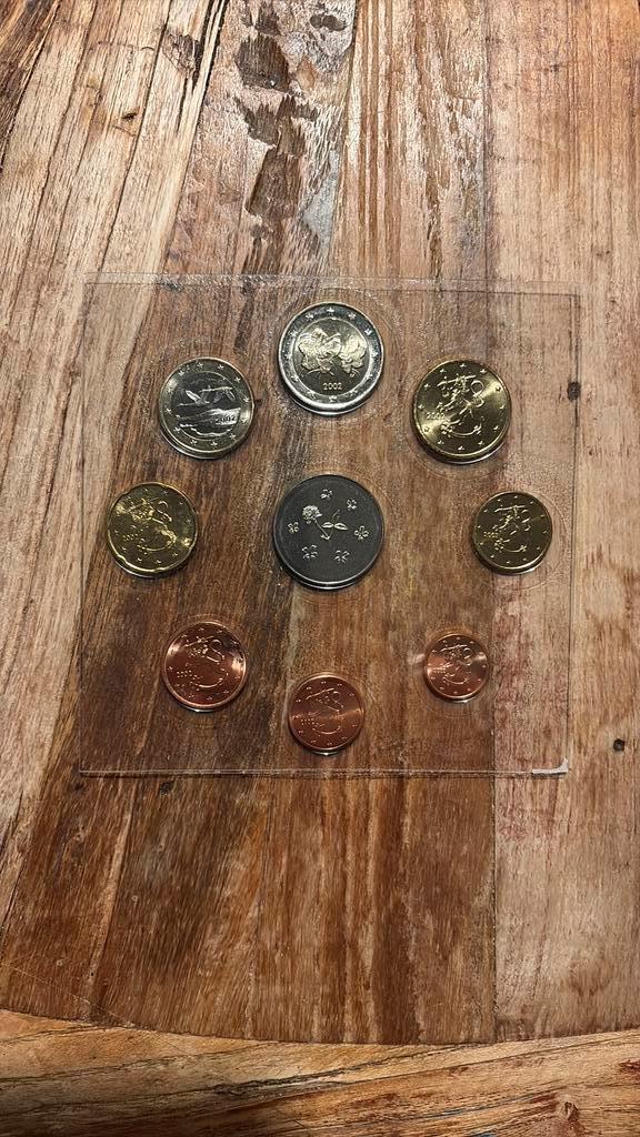 Complete serie Euro munten Finland 2002 - 1 cent t/m €2, Postzegels en Munten, Munten | Europa | Euromunten, Setje, Overige waardes