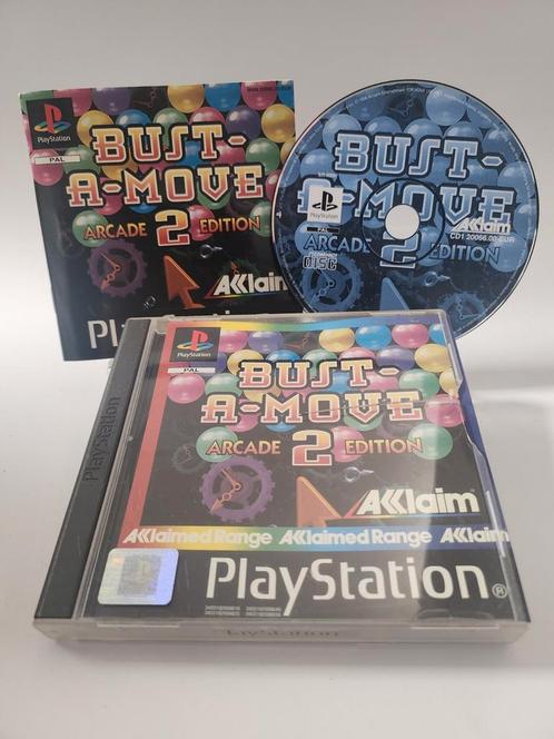 Bust a Move 2 Arcade Edition Playstation 1/ Ps1, Spelcomputers en Games, Games | Sony PlayStation 1, Zo goed als nieuw, Puzzel en Educatief