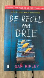De regel van Drie Sam Ripley NIEUW, Boeken, Ophalen of Verzenden, Nieuw