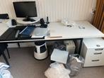 Bieden! Bureau IKEA + ladenblok + stoel, Huis en Inrichting, Bureaus, Ophalen, Zo goed als nieuw