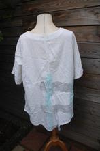 Tuniek creme/ aqua Kekoo mt 4(52/54) Vaste prijs, Ophalen of Verzenden, Zo goed als nieuw, Kekoo, Blouse of Tuniek