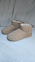 Warme Winterschoenen - Beige Enkelboots, Beige, Lage of Enkellaarzen, Ophalen of Verzenden, Onbekend