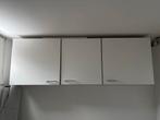 Witte keukenkasten boven, Ophalen, Gebruikt, 100 tot 150 cm, Wit