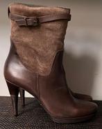 Ashley Brooke. Elegante leren laarsjes. Mt 39. Nieuw!!!, Kleding | Dames, Bruin, Lage of Enkellaarzen, Nieuw, Ophalen of Verzenden