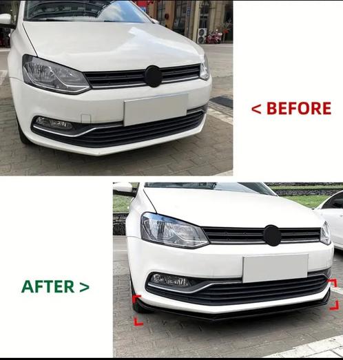 Frontlip polo 6R 6C voor de standaard bumper gti gt r line, Auto diversen, Tuning en Styling, Ophalen of Verzenden