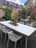 Sophie Hartman witte Tuintafel H 75 x B 170 x D 100 cm, Tuin en Terras, Tuintafels, Ophalen of Verzenden, Zo goed als nieuw, Rechthoekig