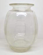 A.D. Copier Leerdam heldere craquelé vaas Sonoor groot 1950., Ophalen of Verzenden