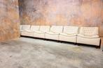 IZGS zeldzame vintage Leolux elementen design hoekbank, Hout, Leolux, Leolux, 100 tot 125 cm