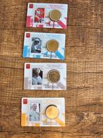 Coincards munten postzegels paus 4 stuks, Postzegels en Munten, Munten | Europa | Euromunten, Ophalen of Verzenden