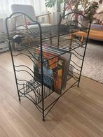Retro platenrekje, Huis en Inrichting, Kasten | Overige, Ophalen, Gebruikt