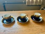3 kop en schotels porcelein Reizenbach, Antiek en Kunst, Antiek | Servies compleet, Ophalen of Verzenden