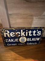 Emaille reclamebord reckitt’s zakje blauw, Antiek en Kunst, Antiek | Emaille, Ophalen of Verzenden