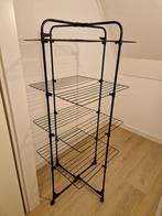 Droogtorens zwart met wieltjes (2x), Ophalen, Wasrek