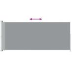 Tuinscherm uittrekbaar 180x500 cm grijs, Tuin en Terras, Ophalen of Verzenden, Nieuw, 200 cm of meer, 150 tot 200 cm