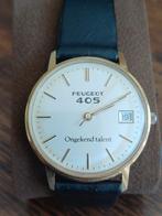 HORLOGE  PEUGEOT 405. ZWITSERS UURWERK. NIEUW V VERZAMELAAR, Sieraden, Tassen en Uiterlijk, Horloges | Heren, Overige merken, Leer