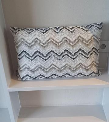 Coco Maison Kussen Beautiq Lush Texiel 60x40 cm Grijs Beige beschikbaar voor biedingen