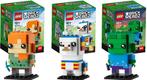 Lego minecraft brickheadz lama alex zombie NIEUW set van 3, Ophalen of Verzenden, Nieuw