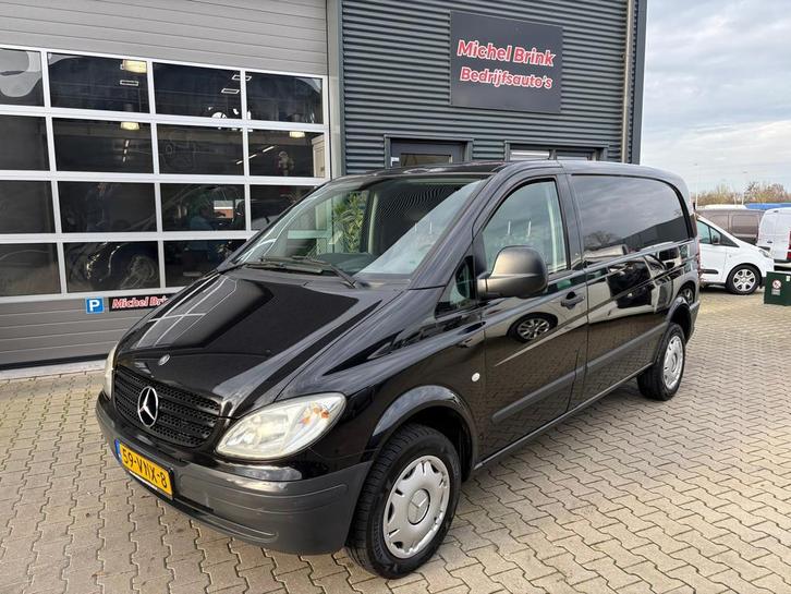 Mercedes-Benz Vito 109 CDI 320 Amigo Airco Zwart, Auto's, Bestelauto's, Bedrijf, Te koop, ABS, Airconditioning, Centrale vergrendeling
