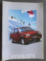 Renault 5 & Campus & Baccara & Turbo 1989 Brochure, Verzenden, Zo goed als nieuw, Renault