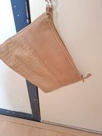 beige tas met reptielmotief op de voorkant, Ophalen of Verzenden, Zo goed als nieuw, Bruin, Handtas
