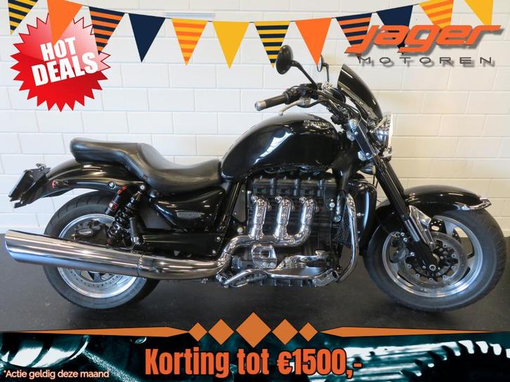 Triumph ROCKET III ROADSTER PERFECT! 3 (bj 2012), Motoren, Motoren | Triumph, Bedrijf, Toermotor