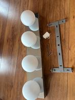 Retro Lamp met 4 Bollen - Chrome Look, Ophalen, Zo goed als nieuw, Overige materialen, Retro