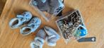 slofjes melton cotton 2x en 2x paar losse sloffen 0/6maand, Ophalen of Verzenden, Nieuw, Jongetje of Meisje, Slofjes