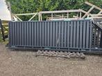 Moderne schuifpoort 'Cairns' in 4 / 5 en 6 meter doorgang!, Met poort, Nieuw, IJzer, Spijlenhekwerk