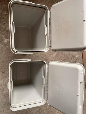 2 Grijze Prullenbakjes - Herbruikbaar! beschikbaar voor biedingen