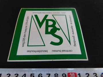 sticker Den Haag VBS Verenigde Bijzondere Scholen Weg 225  beschikbaar voor biedingen