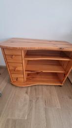 Tv-kastje / Dressoir met wielen, Ophalen, Gebruikt, Grenenhout, 50 tot 100 cm