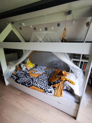 Lilly furniture huisbed wit met lade beschikbaar voor biedingen